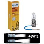 Philips H3 12V 55W Standart Ampul +30 Fazla Işık 12336 Prc1 Ean- 8711500695345
