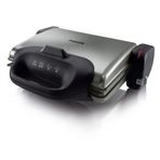 Philips HD4407/20 2000 W 4 Adet Pişirme Kapasiteli Teflon Çıkarılabilir Plakalı Izgara ve Tost Makinesi 