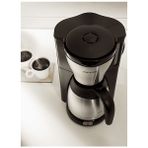 Phılıps HD7546 Cafe Gaia Paslanmaz Çelik , Otomatik Kapanma Filtre Kahve Makinesi Gri