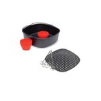 Philips-Hd9952/00 Airfryer Xxl Pişirme + Hd9951/00 Airfryer Xxl Izgara Ustası Set