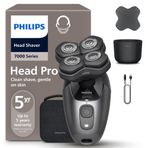 Philips Head Shaver Pro Series 7000 - Erkekler ve Kadınlar Için Elektrikli Kel Tıraş Makinesi, 360 Derece Esnek Tıraş Başlığı ve Comfortcut Bıçaklar, Yakın Tıraş, Cilde Nazik, Model HS7980/15