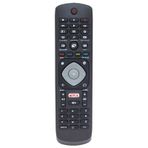 Philips Huayu Netflix Tuşlu RML-1285 RM-1285EU Yazisiz Lcd Led Kumanda