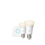 Philips Hue Beyaz Akıllı Başlangıç Seti 2'li Bluetooth Özellikli Akıllı Ampul