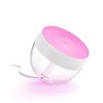 Philips Hue Beyaz ve Renkli Ambiance Iris masa lambası beyaz 520lm, kısılabilir, 16 milyon renk, derin karartma işlevi, uygulama üzerinden kontrol edilebilir, Amazon Alexa (Echo, Echo Dot) ile uyumlu