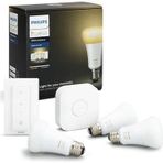 Philips Hue E27 Beyaz Ambiyans 3'lü Kumandalı Akıllı Başlangıç Seti