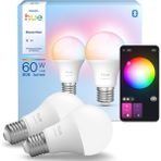 Philips Hue Essential 8W E27 806 Lumen Renkli Akıllı Ampul A60 (2'li Ekopaket) - RGB - 1 - 10 W
