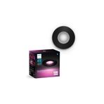 Philips Hue Xamento Siyah Gömme RGB Akıllı LED Spot IP44 400 Lumen GU10 Spot Dahildir