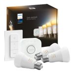 Philips HueWA 8-75W Beyaz Ambiyans Akıllı Led Ampul Başlangıç Seti 3'lü, Akıllı Butonlu, E27, Bluetooth Özellikli Renkli