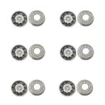Philips İle Uyumlu, Fs820 Fs820 Fs801 Fs829 Elektrikli Tıraş Makinesi Bıçağı Fr6, Yedek Tıraş Bıçağı Grubu (12 Adet)