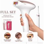 Philips Ipl Lazer Epilasyon Aleti Yüz ve Vücut Uyumlu Ten Sensörlü Işık Atımlı Kesintisiz Kullanım Sağlayan Full Set - Renk