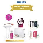 Philips Ipl Lumea Epilasyon Cihazı Full Set - Yüz Temizleme Cihazı Tıraş Makinesi - Acısız Uv Korumalı