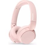 Philips Kablosuz Kulak Üstü Kulaklık Dinamik Bas, Bluetooth, Net Arama, 55 Saat Kullanım -Pembe