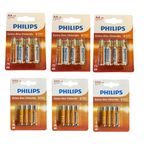 Philips Kalem Ve İnce Pil - 24 Lü Extra Çinko 2 Boy Pil 4x6 24 Adet
