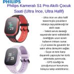 Philips Kameralı S1 Pro Akıllı Çocuk Saati Mor ve Turuncu Hangisini Isterseniz- Yazmanız Yeterli - 35 - 48 mm - İKİ AYRI RENK -KIZ VE ERKEK ÇOCUK - Pembe - Turuncu