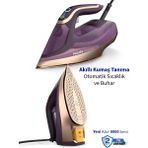 Philips Kumaşa Göre Isı Ayarlayan Azur 8000 Serisi Buharlı Ütü Optimaltemp Teknolojisi ile 3000W 260G Şok Buhar•dikey Buhar Fonksiyonu+ Şarjlı Hav Yün Temizleyici