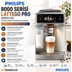 Philips Lattego Pro 8000 Serisi Tam Otomatik Espresso Makinesi + Fakir Mutfak Tartısı Hediye - 52*50*29 CM