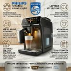 Philips Lattego Tam Otomatik Espresso Makinesi + Dijital Mutfak Tartısı Hediye - 24.6 x 37.2 x 43.3 cm (G x Y x D)