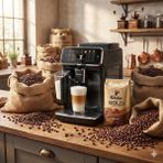 Philips Lattego Tam Otomatik Kahve Makinesi Silentbrew Sessiz Teknoloji & Renkli Ekran 12 Çeşit (Sıcak & Soğuk) ve Çekirdek Kahve