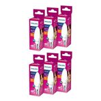 Phılıps Led 40w Mum Ampul Sarı Işık E14 İnce Duylu 6lı
