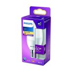 Philips LED 60W B38 E14 Mum Tipi Sarı Işık Dim Edilmez Ampul Tekli Paket - Altın