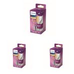 Philips LED Classic 100W A67 Filament Ampul, 2700 Sarı Işık, E27 Normal Duy, Dim Edilmez 3lü paket