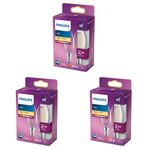 Philips LED Classic 40W B35 Led Mum Filament Ampul, 2700K Sarı Işık, E14 İnce Duy, Dim Edilmez, 2'li Ekopaket 3lü paket