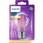 Philips LED Classic 60W A60 E27 Non-Dim 2700K LED Filament Ampul