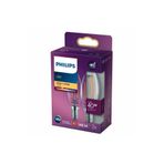 Philips LED Classic Şeffaf Filament Mum Ampul 4.3W 470 Lum 2700K Sarı Işık B35 E14 (40W) 2'li Paket