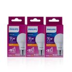 Philips LedBulb 10-75W 1055Lm E27 2700K Sarı Işık New Gen 3’lü Ampul