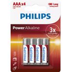 Philips LR03P4B/05 Power Alkalin AAA X4 Pil