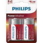 Philips LR20P2B/05 Alkaline Büyük Boy D Pil 2'li