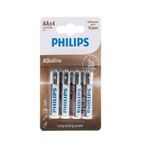 Philips LR6A4B/10 4 Adet Alkaline AA Kalem Pil