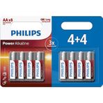 Philips LR6P8BP/10 Power Alkalin AA 4+4 Pil