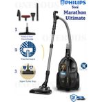 Philips Marathon Ultimate Elektrikli Süpürge | Toz Torbasız, Sessiz ve Güçlü | Hepa Filtre ile Derinlemesine Temizlik ve Kolay Kullanım - Antrasit