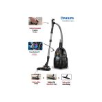 Philips Marathon Ultimate Toz Torbasız Elektrikli Süpürge | Sessiz Çalışma | Yüksek Emiş Gücü Ve Hepa Filtre+ Turbo Halı Döver Başlık+ Mutfak Tartısı