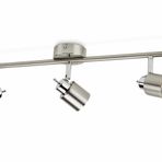 Philips Meranti spot lamba, ampulsüz, nikel 3 x 35 W, siyah