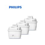 Philips Micro X-Clean, 3'Lü, Su Arıtma Filtresi, Su Arıtma Sürahisi Kartuşu, Farklı markalar ile uyumlu