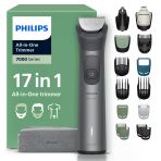 Philips Multigroom Series 7000 Hepsi Bir Arada Yüz, Baş Ve Vücut İçin 17 Parçalı Sakal Düzeltici Ve Saç Düzeltici, Kendiliğinden Bilenen Metal Bıçaklar, 26 Uzunluk Ayarı (0,5-20 Mm), Model Mg7961/15