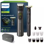 Philips Multigroom Series 9000, 13'Ü Bir Arada Sakal Düzeltici Ve Saç Düzeltici Dahil. Oneblade, Yüz, Baş Ve Vücut İçin, 27 Uzunluk Ayarı (0,2-20 Mm), Siyah (Model Mg9530/15)