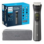Philips Multigroom serisi 9000 24'ü 1 arada sakal saç ve vücut bakım seti | hassas kesme tarağı, kendinden bilenen çelik bıçaklar, BeardSense teknolojisi, su geçirmez, ambalaj değişebilir