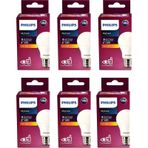 Philips Mycare LED Lamba 8W-60W E27 2700K Sarı Işık (6 Lı Paket )