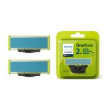 Philips Norelco Orijinal OneBlade Sürtünme Önleyici Yedek Bıçaklar, 2 Adet, QP225/80