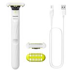 Philips OneBlade 2 SkinProtect Kesim ve Çizik ile Erkekler ve Kadınlar için Samimi Koltuk Altı ve Samimi Jilet QP1924/50