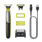 Philips Oneblade 360 Gerçek Sakal Düzeltici, Yüz Ve Vücut İçin Tıraş Makinesi Ve Elektrikli Tıraş Makinesi, 3 X 360 Bıçak, 4 Bebek Sakal Tarağı (1,2,3,5Mm), 1 Gövde Seti, Qp2834/31