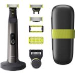 Philips Oneblade Pro 360 Face+Body Sakal Düzeltici ve Elektrikli Tıraş Makinesi Seti: 2 360 Bıçak, 14 Uzunluk Ayarı, Şarj Standı ve Seyahat Çantası ile (Model QP6651/35)