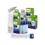 Philips Orijinal Kahve Makinesi Bakım Seti - CA6903 Filtre + CA6700 Kireç Çözücü + CA6704 Yağ Tableti + CA6705 Süt Tozu + Orijinal Gres Yağı + Fırça