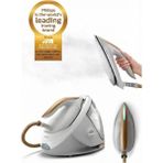 Philips Perfectcare 7000 Serisi 8 Bar Basınçlı Otomatik Isı Ayarlı Buhar Kazanlı Ütü - Steamglide Elite Taban, Hafif Gövde, Hızlı Isınma ve Güvenli Taşıma Kilidi - Beyaz - Mavi