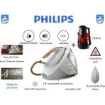 Philips Perfectcare Buhar Kazanlı Ütü (PSG7040/10)+ Philips Elektrikli Çaydanlık - Açık Beyaz - Gri