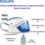 Philips Perfectcare Compact Essential Buhar Kazanlı Ütü-Mavi - Mavi - Beyaz