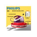 Philips Perfectcare Compact Essential Buhar Kazanlı Ütü Mor Oneblade Hediye